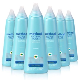 Method Antibacterial Toilet Bowl Cleaner, Spearmint, Kills 99.9% of Household Germs, 24 Fl Oz (Pack of 6)