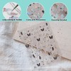 CESTSIREN White Black Butterfly Nail Art Stickers, Aurora Holographic Coquette