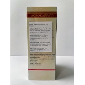 Senna Tea with Coltsfoot and Linden | Natural Laxative Herbal Tea (20 Tea Bags 30g)