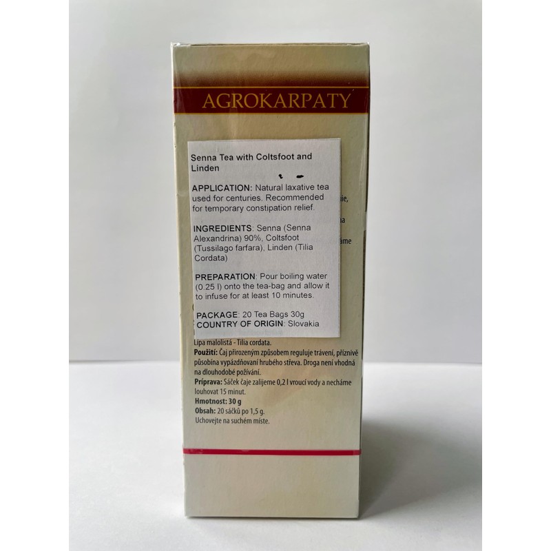 Senna Tea with Coltsfoot and Linden | Natural Laxative Herbal