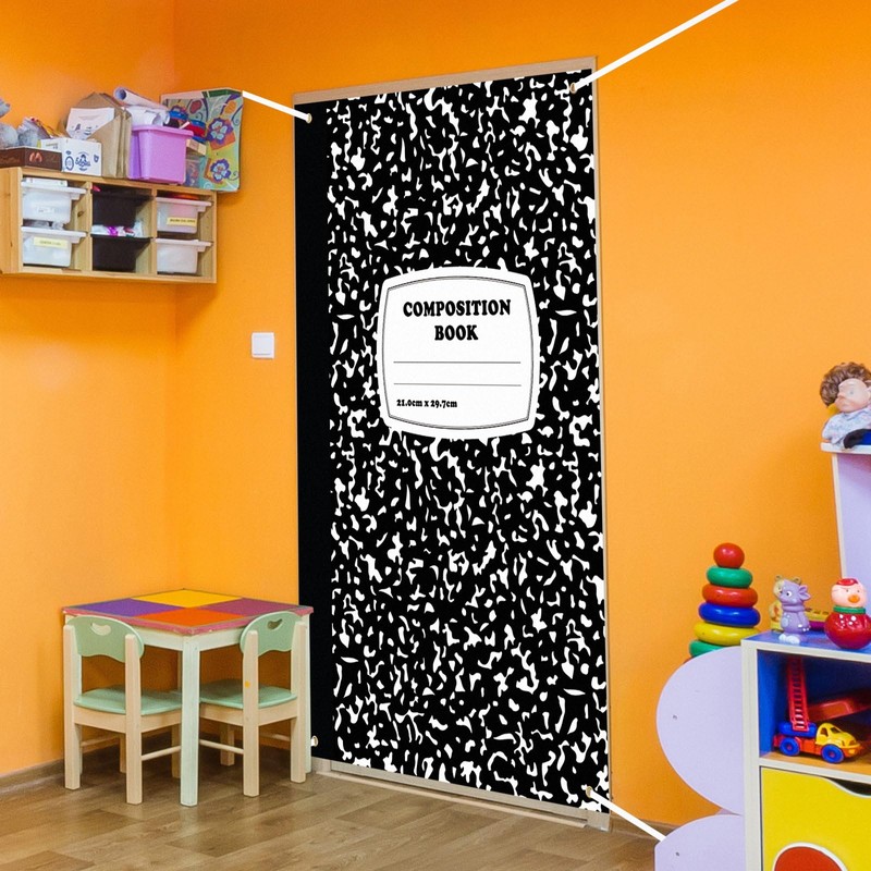 Hahafelt School Backdrop Notebook Paper Backdrop Welcome First Day of