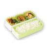 シンカテック 抗菌 お弁当カップ 角型 ベジカップ レタス 4個入 グリーン