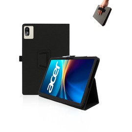 Case for Acer Iconia Tab V11 Android Tablet 11 inch Tablets,11 inch Tablet,UYRUREL Leather Slim Folding Stand Cover with Hand Strap Magnet for Men Women Full Protection,Black.