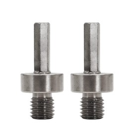 BRSCHNITT Core Drill Attachment Adapter, 2 Pieces M14 Thread to 3/8 Inch Hex Shank for Diamond Hole Saw Core Drill with Thread