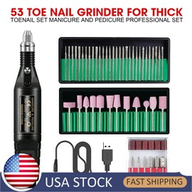 Unbranded Toe Nail Grinder For Thick Toenails Set Manicure Pedicure Professional Self