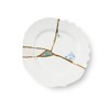 Seletti Kintsugi Fruit Plate in Porcelain and 24 Carat Gold