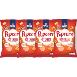 Wise Foods, Food Hot Cheese Popcorn, 4 5 oz Bags