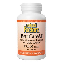 Betacaroteno Natural Betacareall Natural Factors Sin Sabor