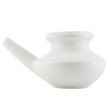 Ceramic Neti Pot with 5 Sachets of Neti Salt, Natural
