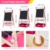 FUNLIO Anti-Warping Kids Art Easel, 3 Height Adjustable for Kids