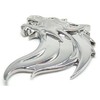Wolf 3D Metal Car Emblem / Sticker, Left / Right