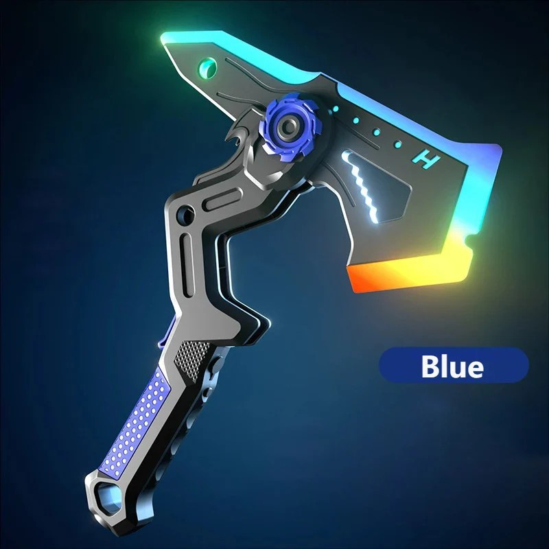 2-in-1 Transforming Light-Up Sword & Axe Toy – ABS Cosplay