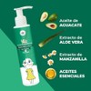 Árbora Desenredante natural sin enjuague niños aguacate aloe vera 2