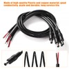 KUOQIY 4 pieces 50 cm 18 AWG DC pigtail cable,
