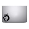 Bargain Max Decals Simple Husky Dog Decal Notebook Car Laptop