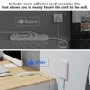3FT Ultra Flat Plug Extension Cord with 3 Outlets, Ultra-Thin