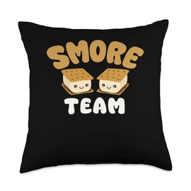 Smore Team Smore Marshmallow Throw Pillow