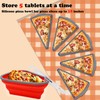 Iceten Pizza Storage Container, Collapsible Pizza Slice Container Storage with