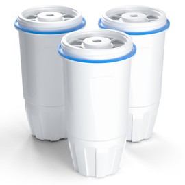 Upgraded Water Filter Replacement Fit for Zero Pitcher and Dispenser ZR-001 ZR-004 ZP-006 ZR-017, Six-Stage Filter System, Effectively Reducing Lead, Chromium, PFOA, and PFOS Contaminants, 3 Packs