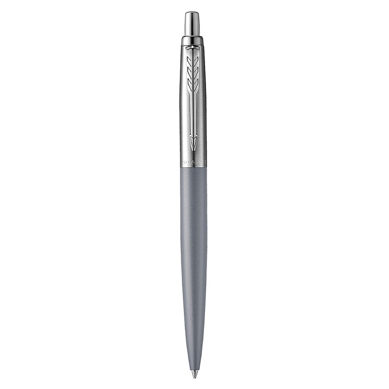PARKER Jotter XL Ballpoint Pen, Chrome Trim, Medium Point, Blue