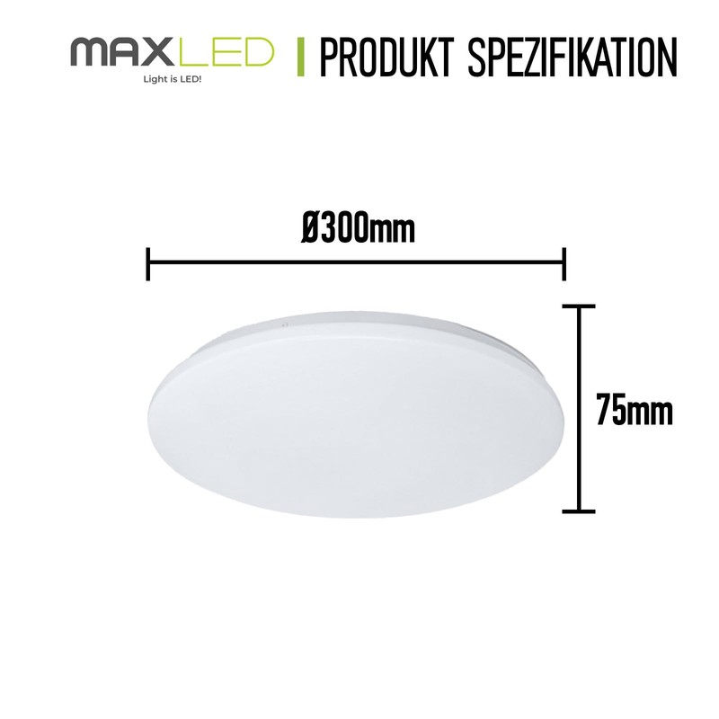 Maxled, Light is Led! Ceiling Light LED Ceiling Light Diameter