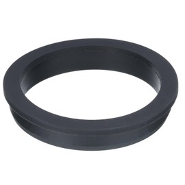 QUARKZMAN T Type Rubber Sleeve Fitting Diameter 86.3mm ID 75mm Seal Protector Flexible Hole Plug for Cable Pipe Black