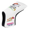 Snoopy Golfer Peanuts L Shape Pin Type Putter Cover (White)