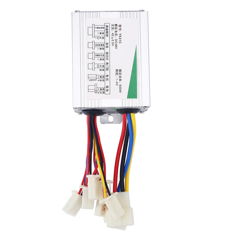 48V 500W Motor Brushed Controller Box for Electric Bicycle Scooter