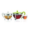 Bodum Chambord Tea Pot with Coloured Plastic Lid - 1.3