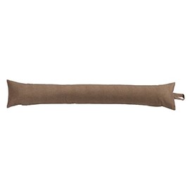 Classic Home Store Plush Faux Suede Draught Excluder Luxury Soft Extra Long Door Draft Stopper 4ft (Mushroom)