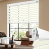 Allesin Motorized Blinds No Drill Automatic Zebra Shades with Remote