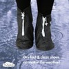 DryKeepers Waterproof Shoe Covers Non Slip Reusable Rain Shoe Protectors