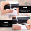 BOXOB Cable Tie Opener Tool, Black Stainless Steel Zip Tie