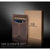 SERMAN BRANDS RFID Blocking Wallet Slim Bifold - Genuine Leather