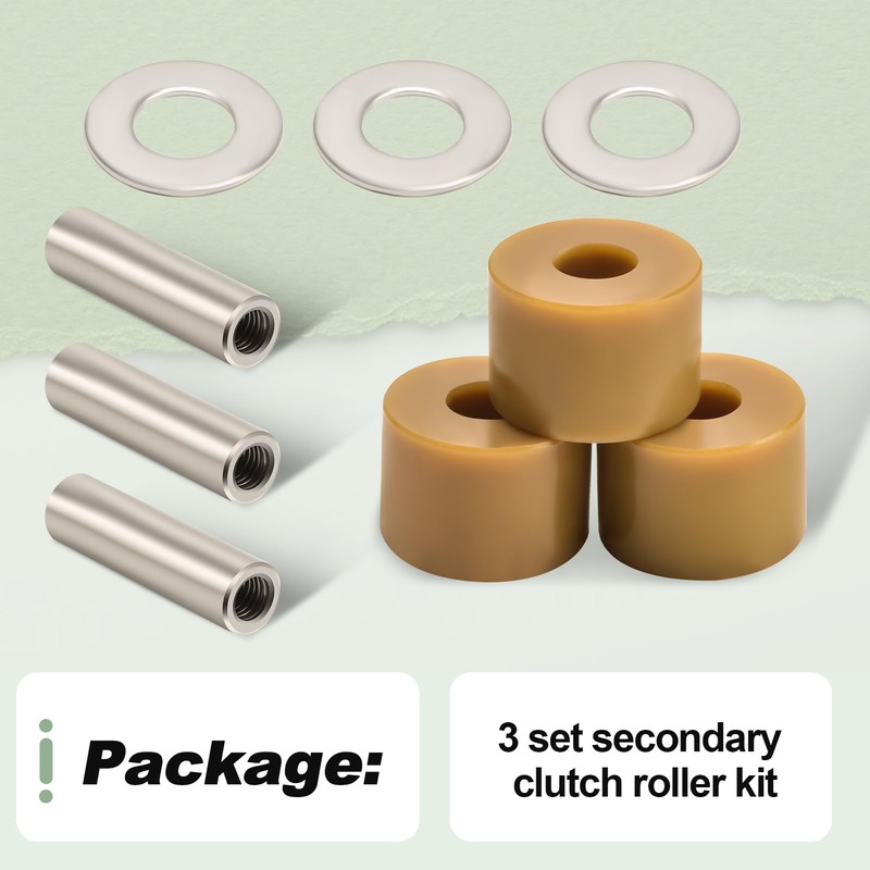 3 Set Secondary Clutch Roller Kit Fits for Can-Am 2017-2023