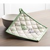 Maison d' Hermine Oven Mitt & Pot Holder 100% Cotton
