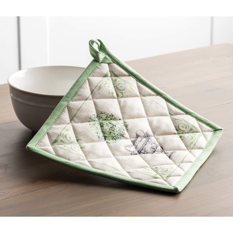 Maison d' Hermine Oven Mitt & Pot Holder 100% Cotton