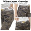[Ahiller] Wallet Keychain Unisex, Double Lock Design, Sturdy Chain for