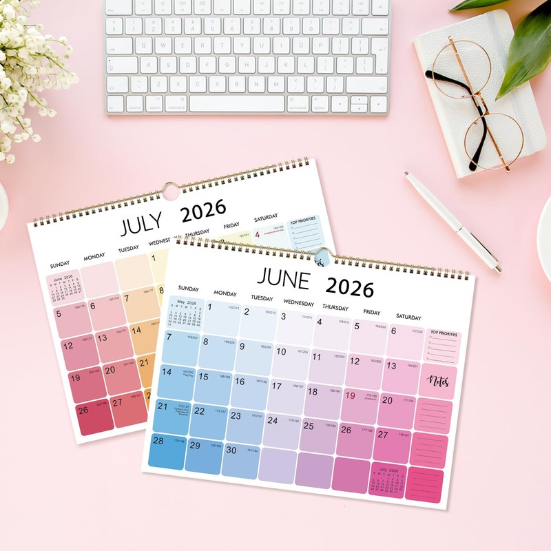 2026 Wall Calendar - 12 Months Wall Calendar from Jan.
