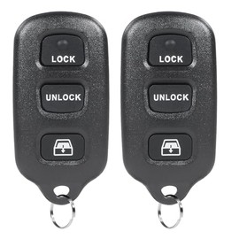 SaverRemotes Key Fob Compatible for Toyota 4Runner 2003 2004 2005 2006 2007 2008 2009 | 2001-2007 Sequoia Keyless Entry Remote Control (HYQ12BBX, HYQ12BAN) (Pack of 2)