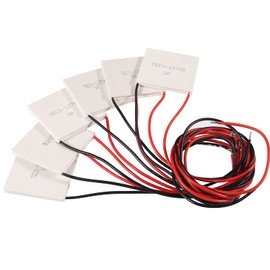 UMLIFE 12pcs TEC1-12706 12V 5.8A Heatsink Thermoelectric Cooler 60W Cooling Peltier Plate Module 40x40MM