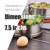 Stackable Steamer Insert Pans- Instant Pot Accessories 6 Qt-2 Silicone