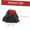 CORHAD Volcano Decoration Aquarium Bubbler Ornament for Fish Tank Landscaping