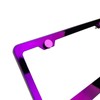 Electric-Plating Color Mirror Polished T304 Stainless Steel License Plate Frame