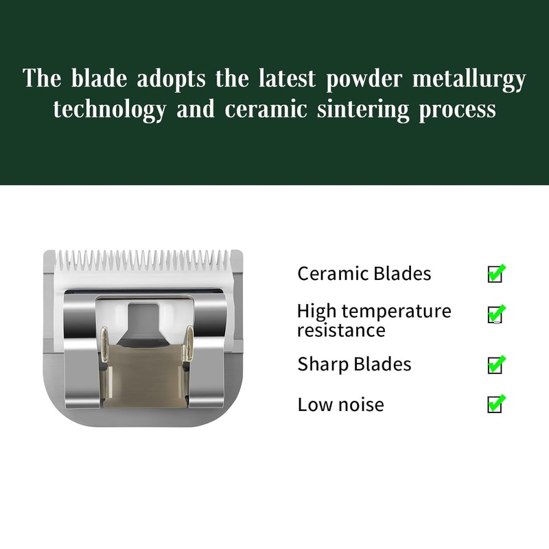 4 Pack Large Size Detachable Replacement Blades set,compatible with oster