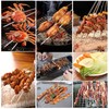 20/100/200/300/500 PCS Stainless Steel Barbecue Metal Skewers Flat Needle BBQ