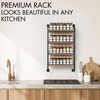ZICOTO Space Saving Spice Rack Organizer Shelf for Wall Mount