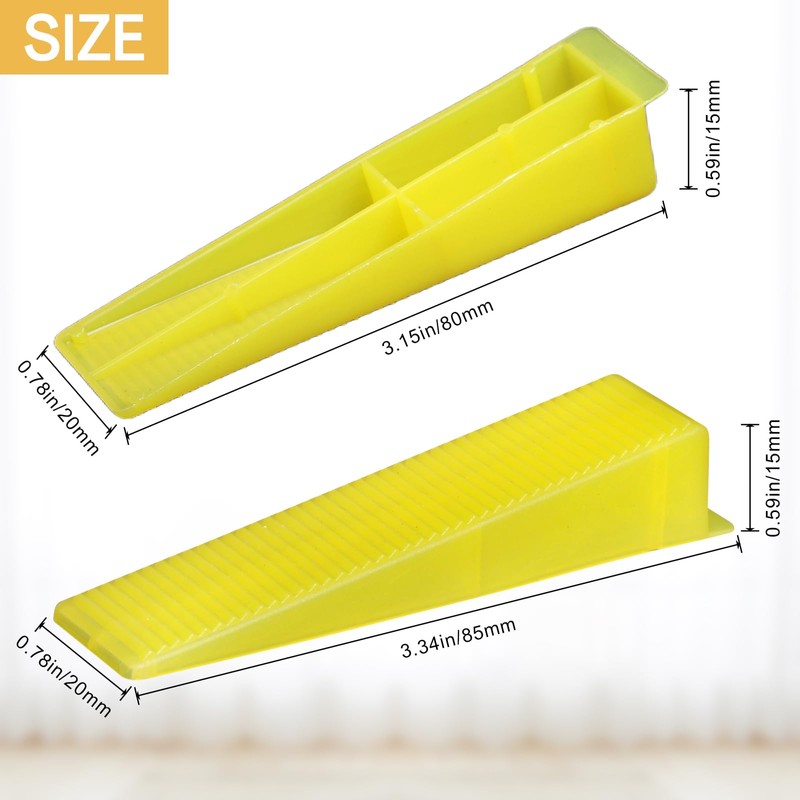 Storystore Tile Leveling System Tile Wedges, Reusable Tile Wedges Leveler