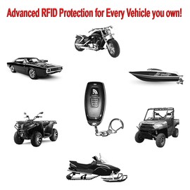 Digital Guard Dawg RFID Vehicle Defender, Anti-Theft Immobilizer for Cars, Motorcycles, Boats, ATVs, Powersports (12V System)