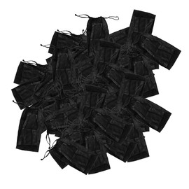 100X SPA Belleza Sauna Mujeres Ropa Interior Desechable Calzoncillos No Tejidos Shorts, Negro, tal como se describe